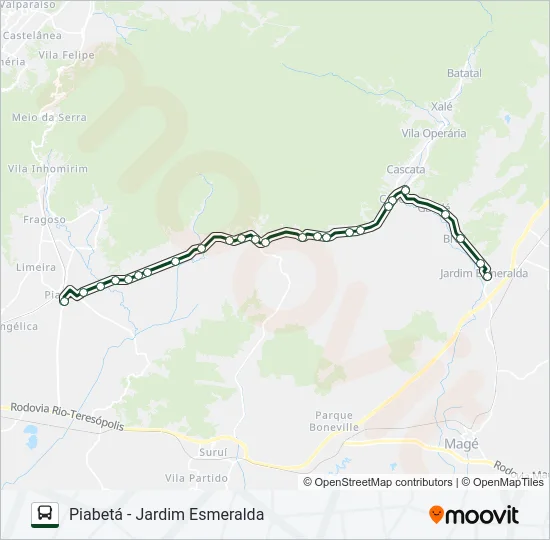 1018 Bus Line Map