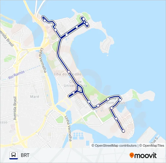 1 Bus Line Map
