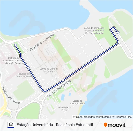 3 Bus Line Map