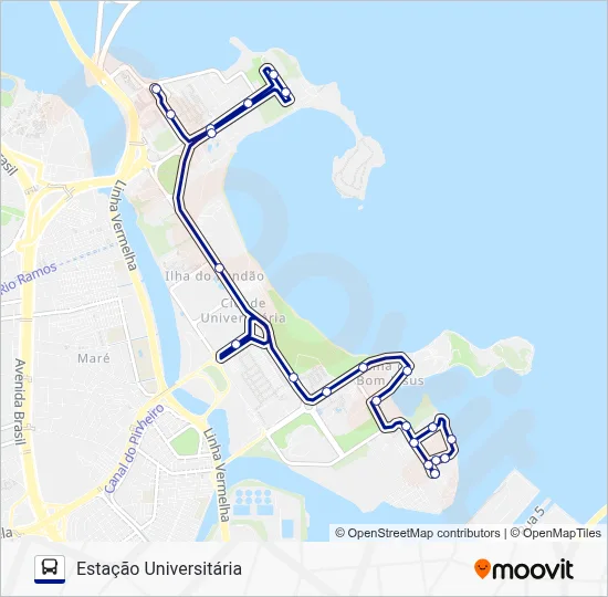 4 Bus Line Map