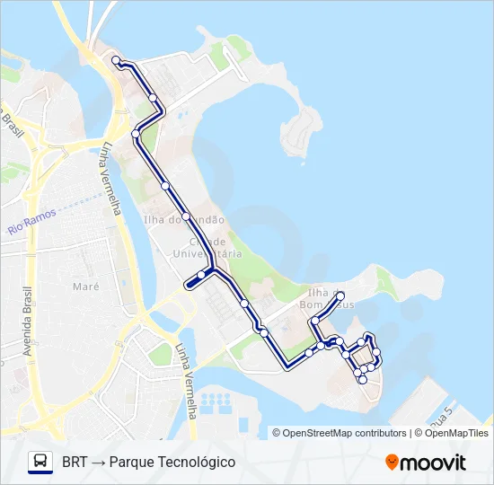 4 Bus Line Map