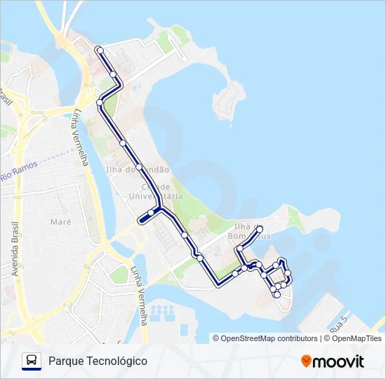 4 Bus Line Map