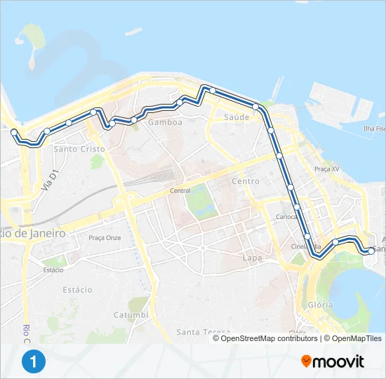 L1 Light Rail Line Map