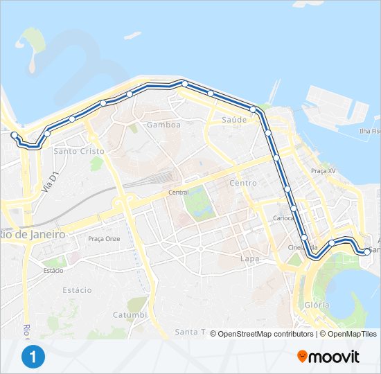 L1 light rail Line Map