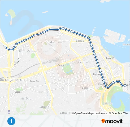 L1 Light Rail Line Map
