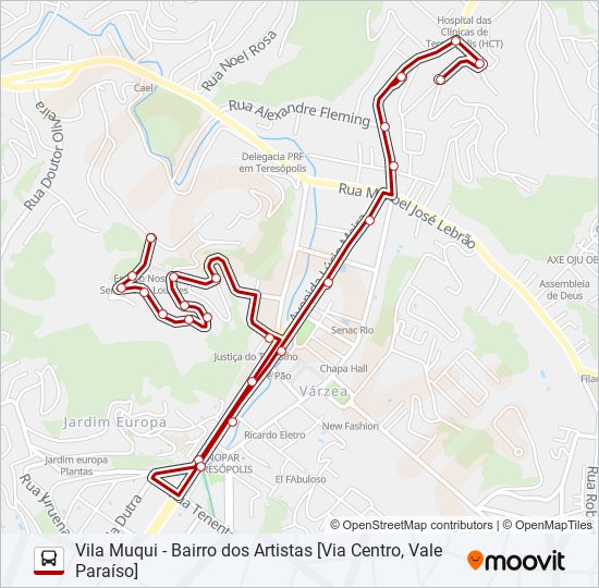 38C bus Line Map