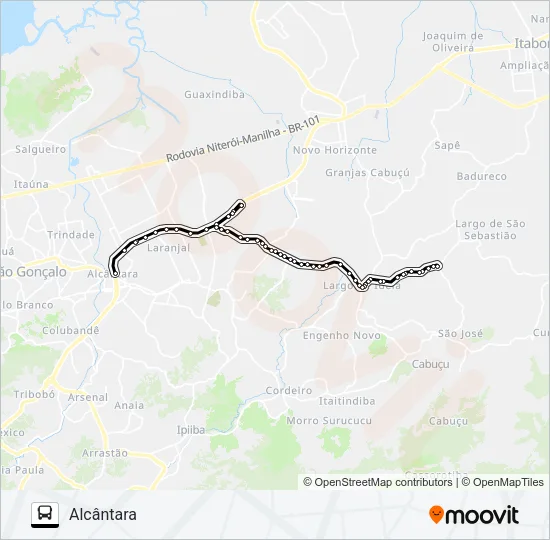 431M Bus Line Map