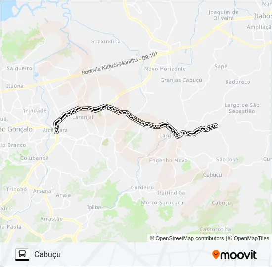 431M Bus Line Map