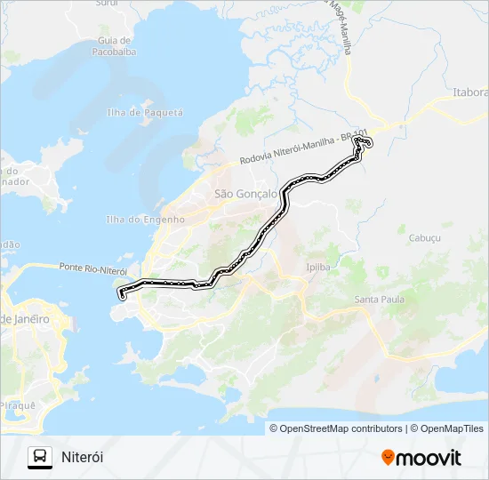 480M Bus Line Map