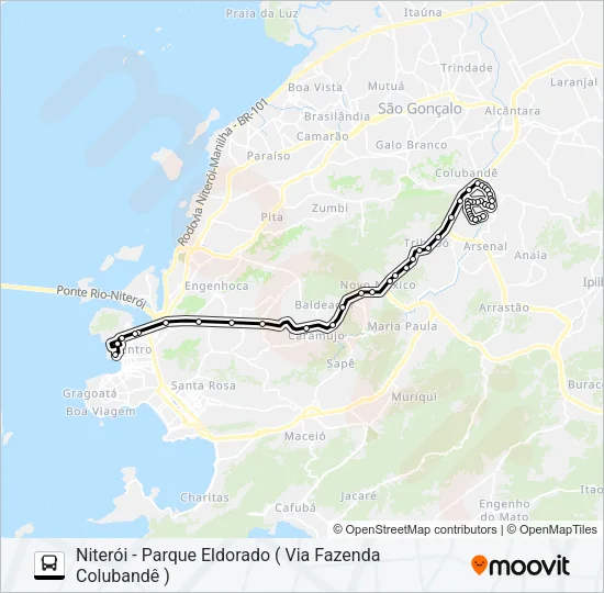 486M Bus Line Map