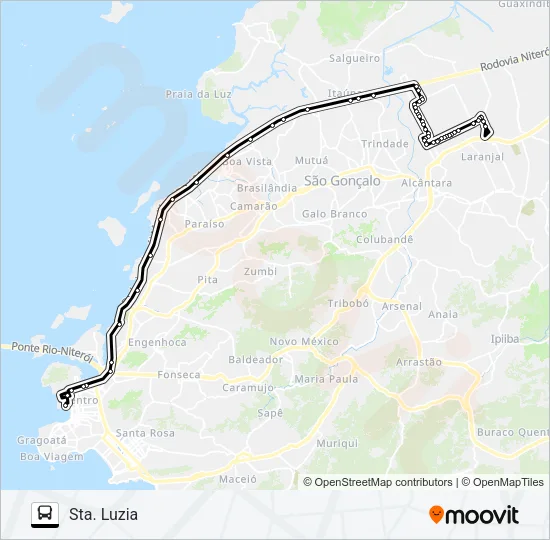 491M Bus Line Map