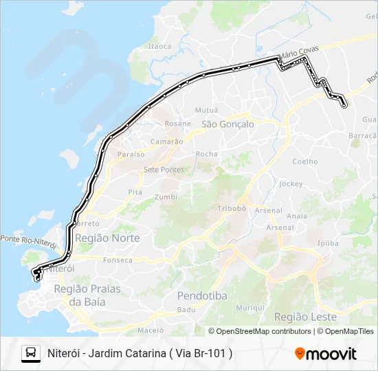 492M Bus Line Map