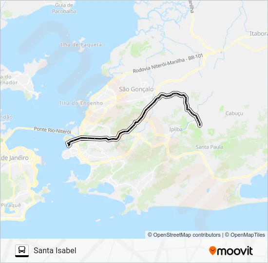549M Bus Line Map