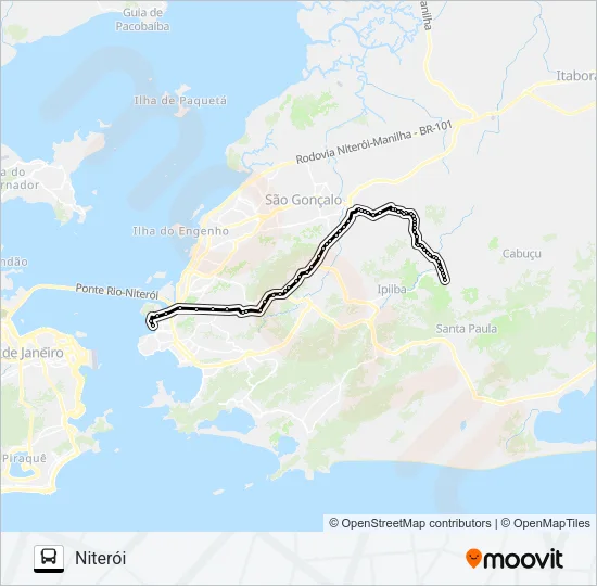 549M Bus Line Map