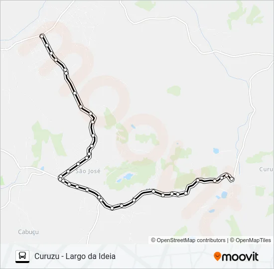 700M Bus Line Map