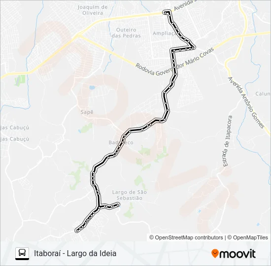 701M Bus Line Map