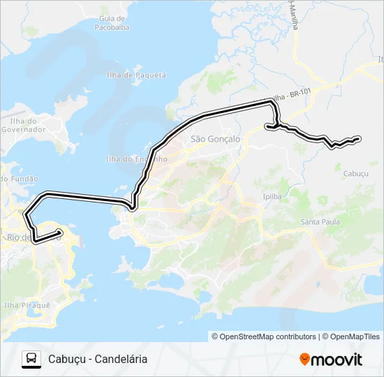 727D Bus Line Map