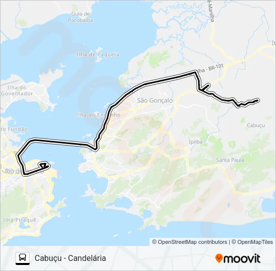 727D Bus Line Map