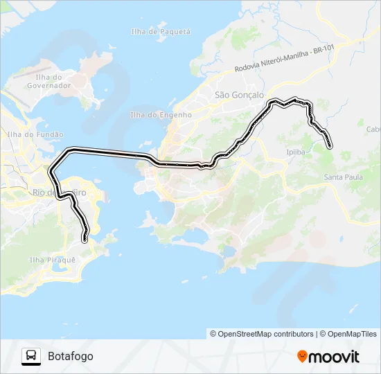 9721D Bus Line Map