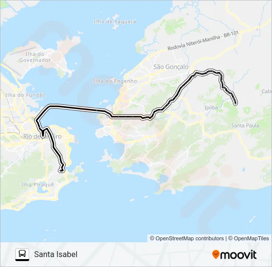 9721D Bus Line Map