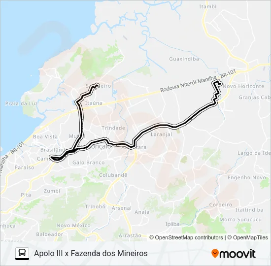 40 Bus Line Map