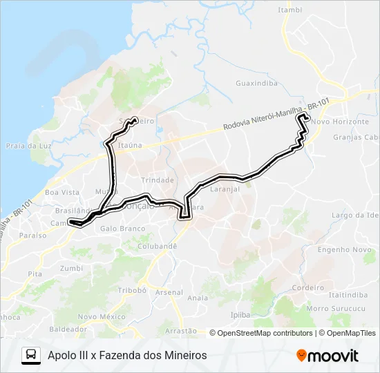 40 Bus Line Map