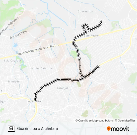 07A Bus Line Map