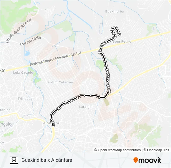 07A Bus Line Map