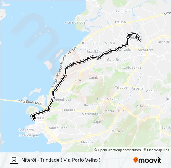403M Bus Line Map