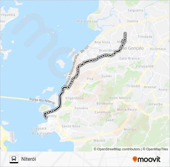 515M Bus Line Map