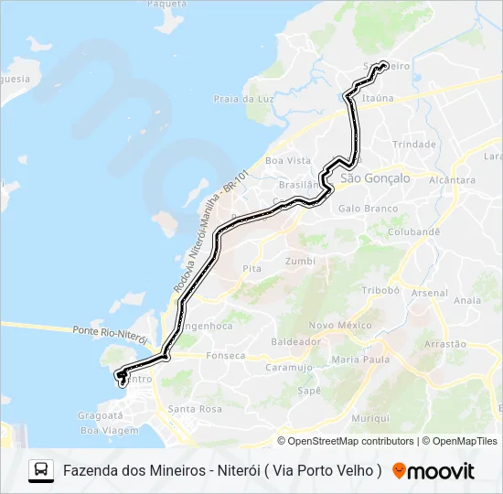 517M Bus Line Map