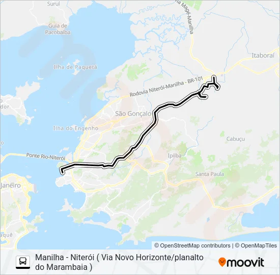 416M Bus Line Map
