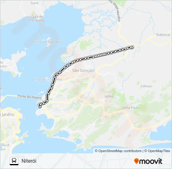 417M Bus Line Map