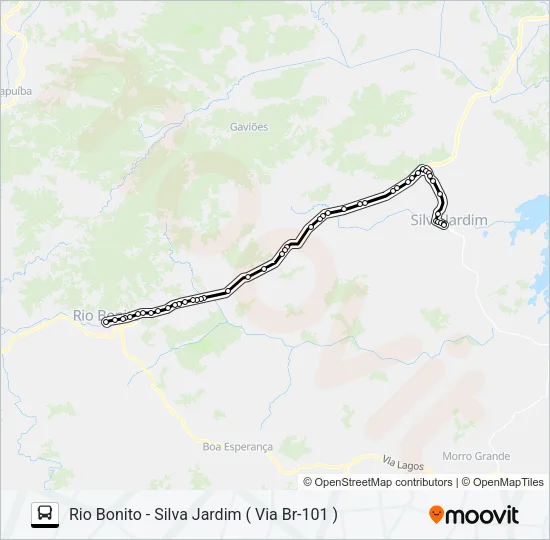 B110 Bus Line Map