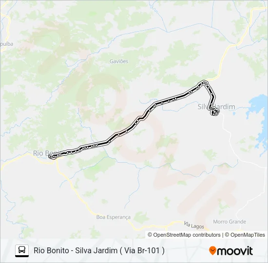 B110 Bus Line Map