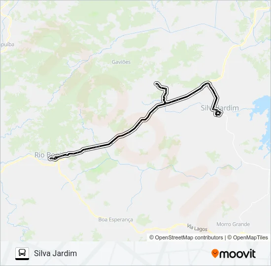 B115 Bus Line Map
