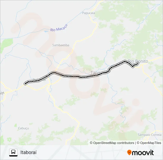 MB10 Bus Line Map