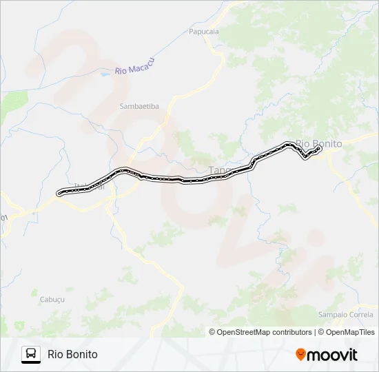 MB10 Bus Line Map
