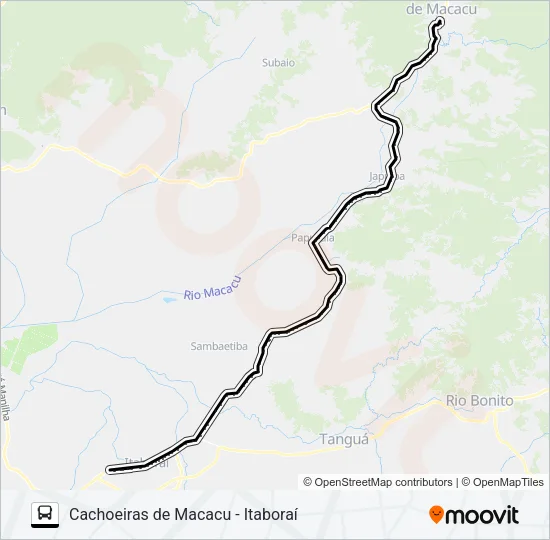 MB14 Bus Line Map