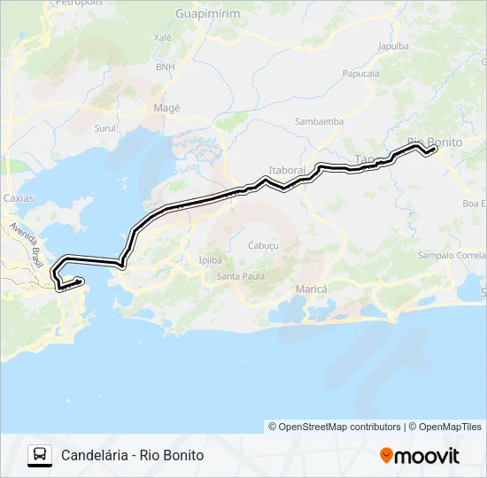 MB17 Bus Line Map