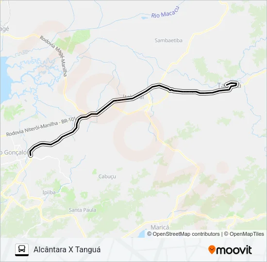 MB22 Bus Line Map