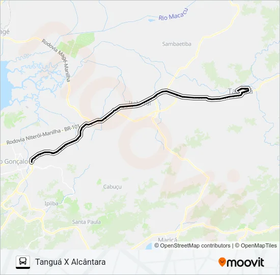 MB22 Bus Line Map