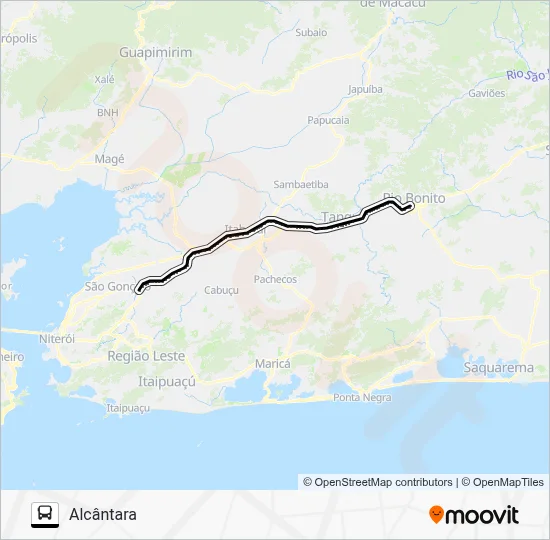 MB33 Bus Line Map
