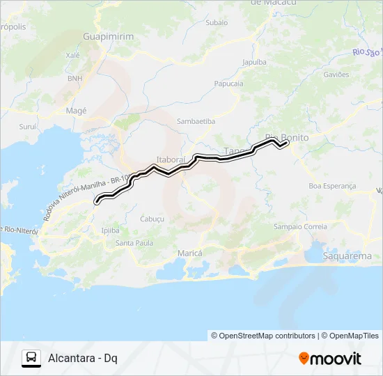 MB33 Bus Line Map