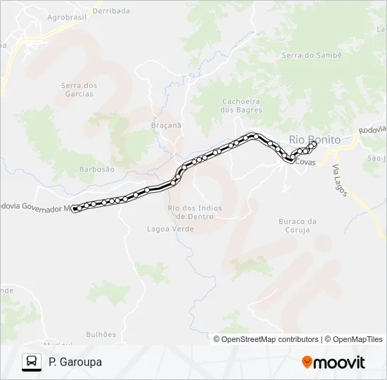 MB34 Bus Line Map