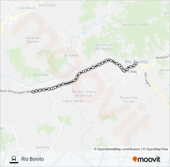 MB34 Bus Line Map
