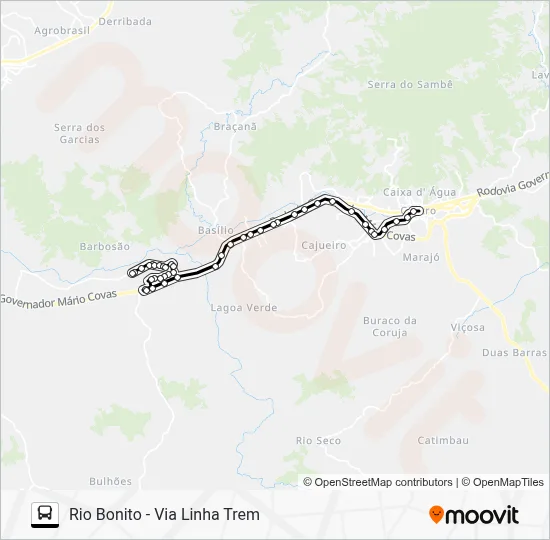 MB34 Bus Line Map