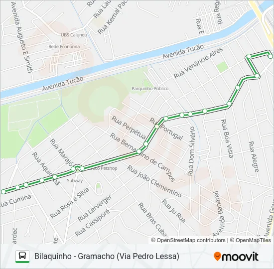 29 Bus Line Map