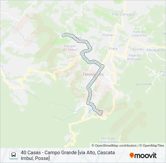 P08B Bus Line Map