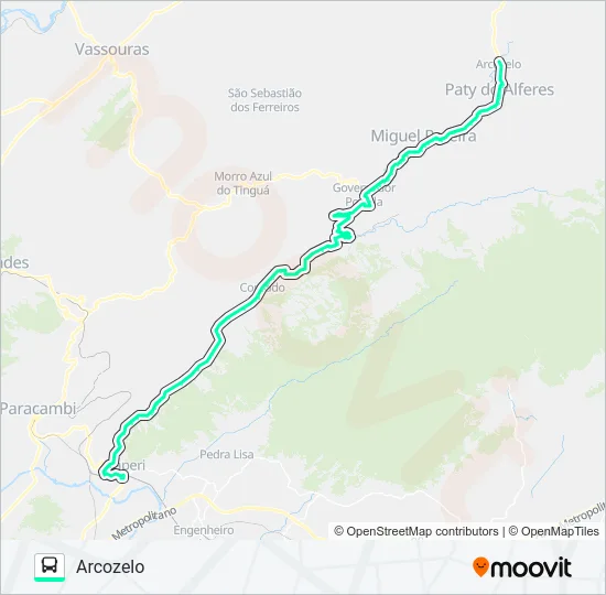 MP74 Bus Line Map